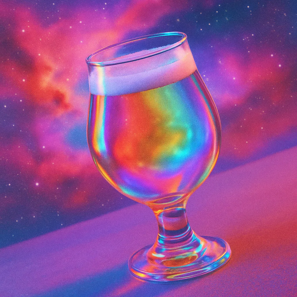 Single Goblet-shaped Beer Glass