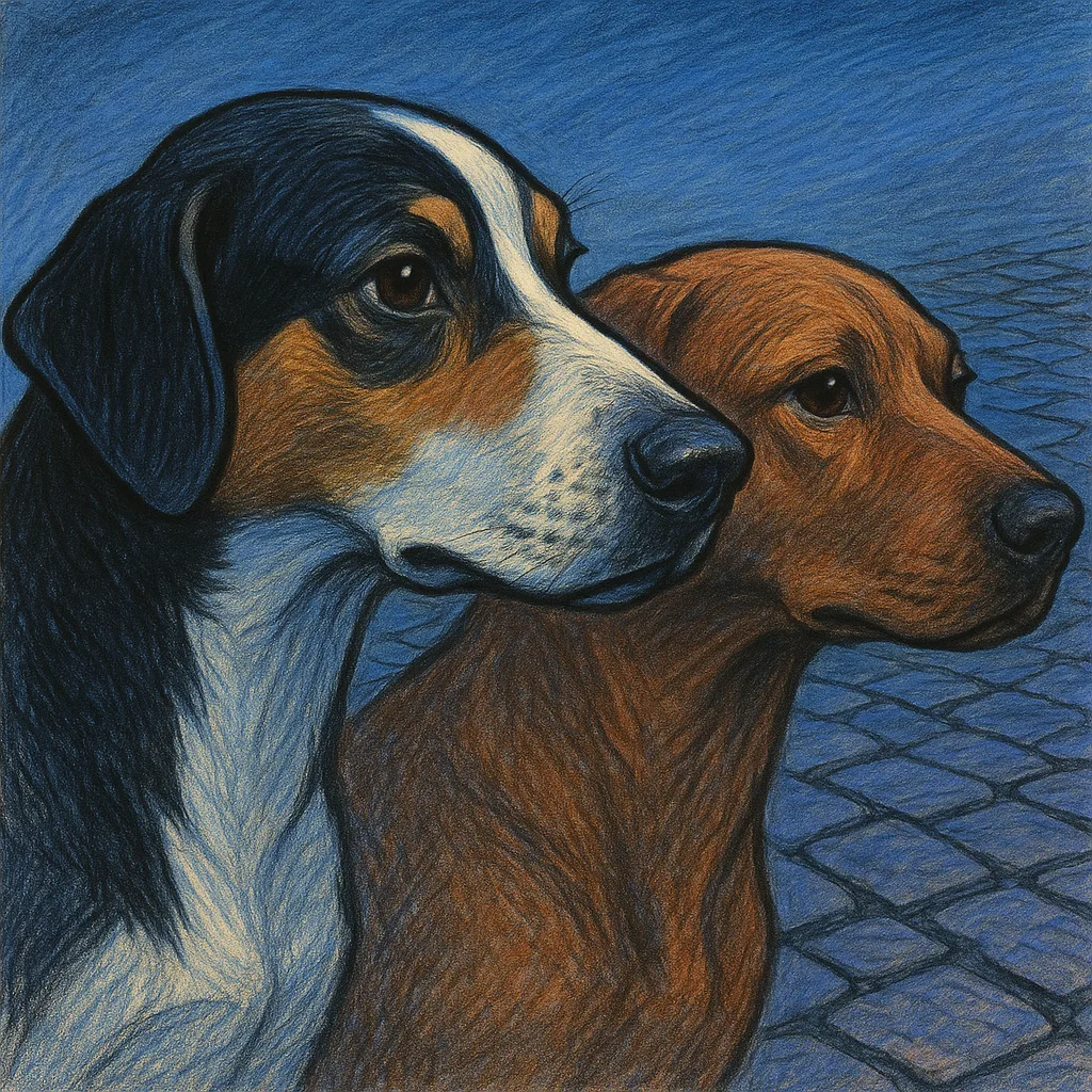 Two Varied Muzzles in a Schematic