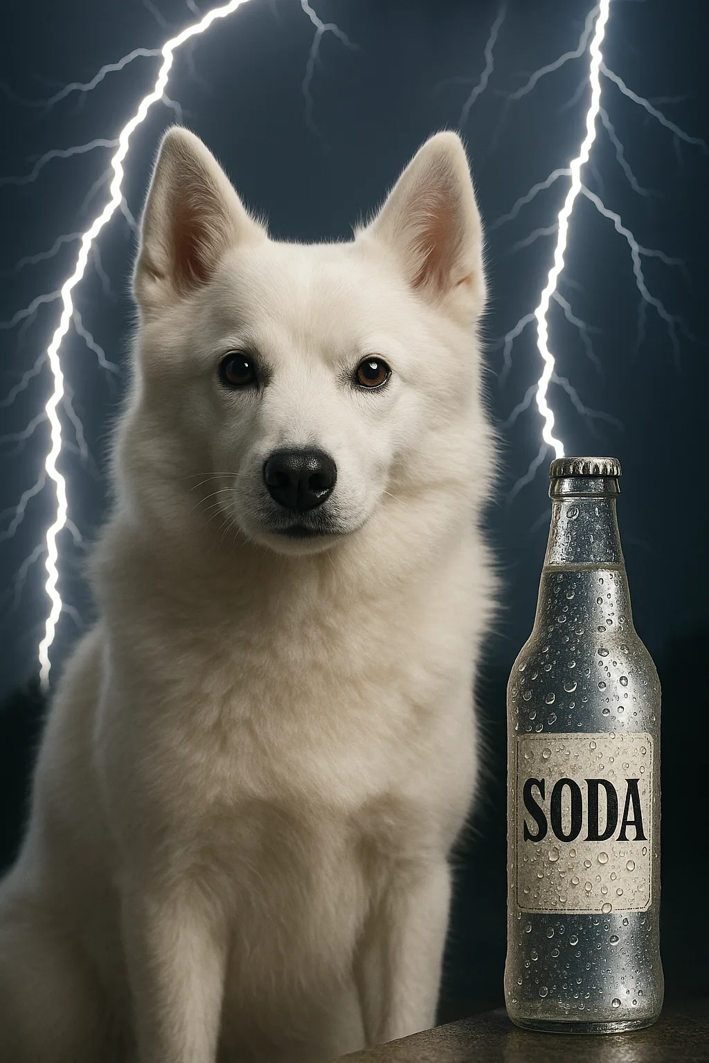 Eskimo Dog with an Intelligent Gaze