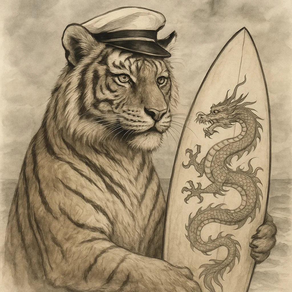 Intricate Ink and Wash Painting in the Traditional Chinese Style