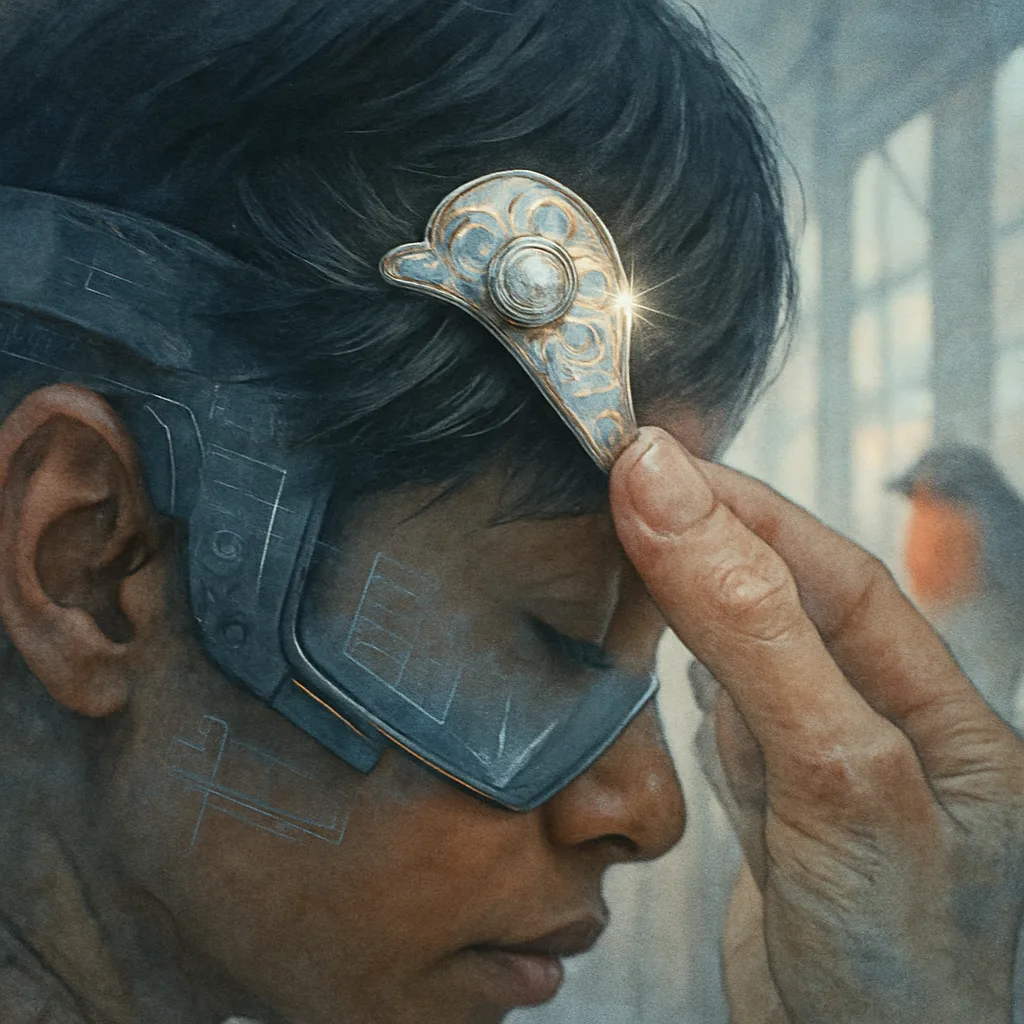 Cybernetic Visor of a Skilled Tradesperson