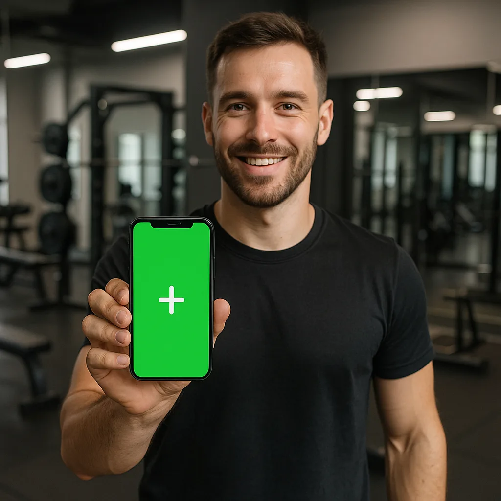 Man Holding a Smartphone