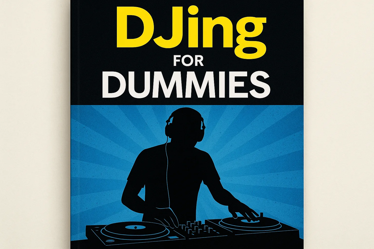 Book Cover Titled "DJing for Dummies"