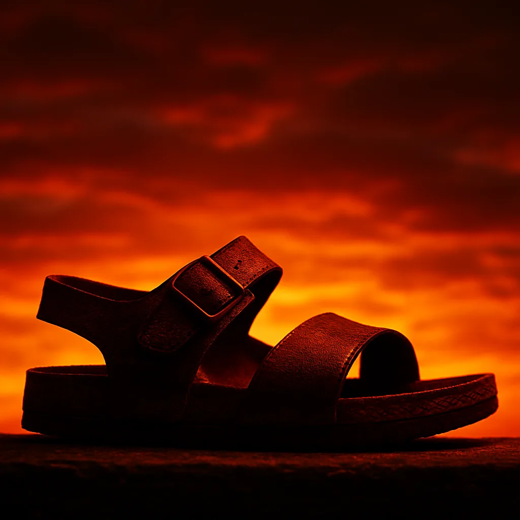 Single Sandal in Profile