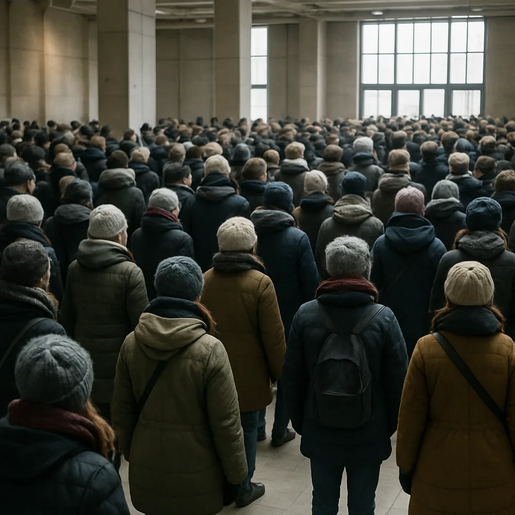 Group of People Assembled Inside a Large Room