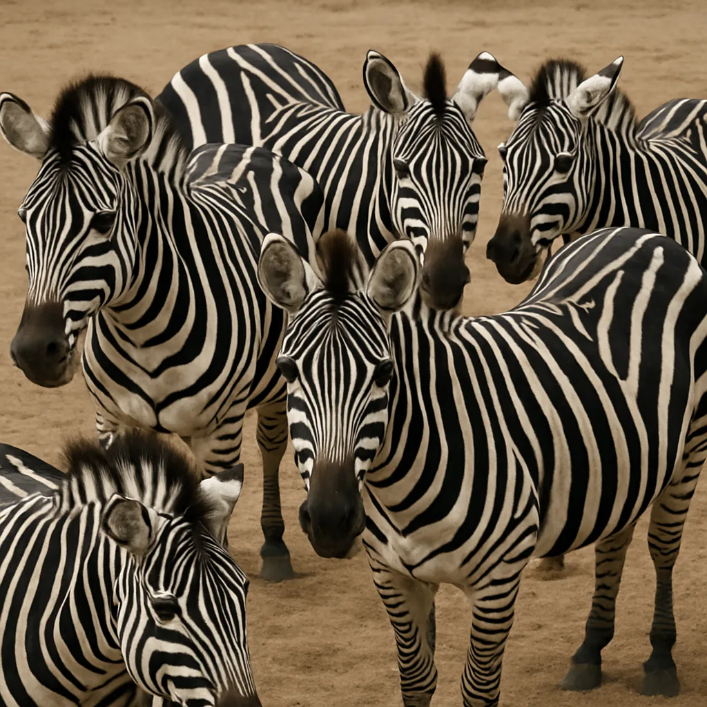 Group of Zebras
