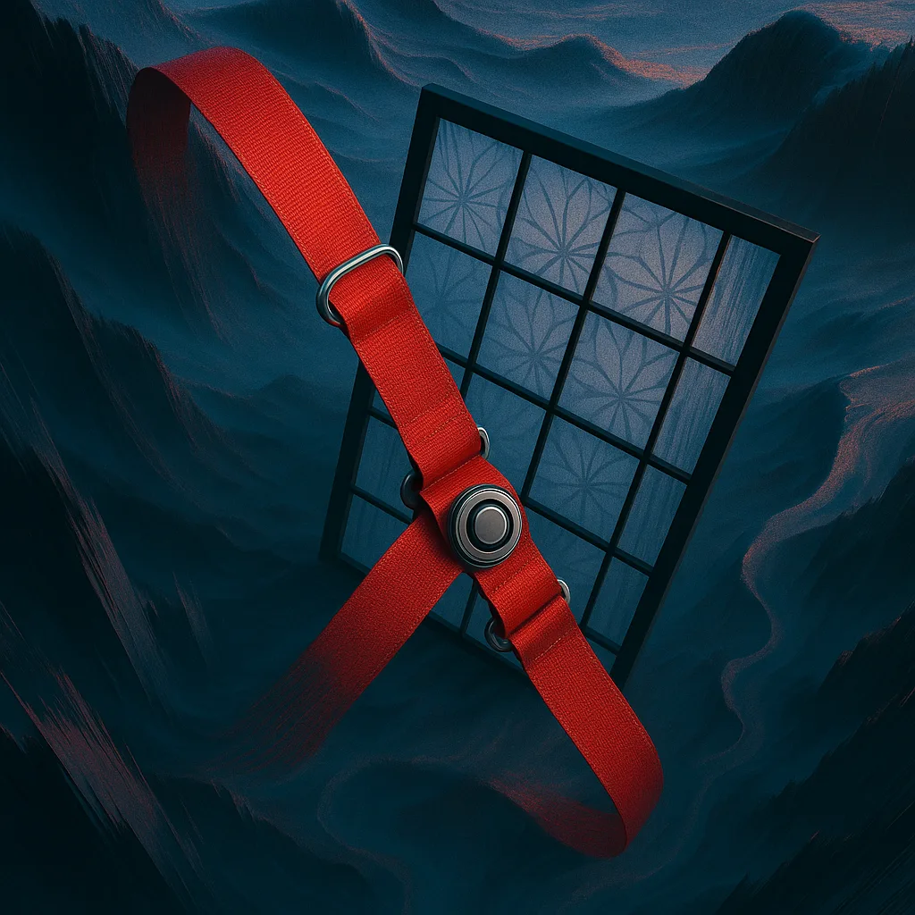 Racing Red Seat Belt—defined by its Racing Harness Strap Width