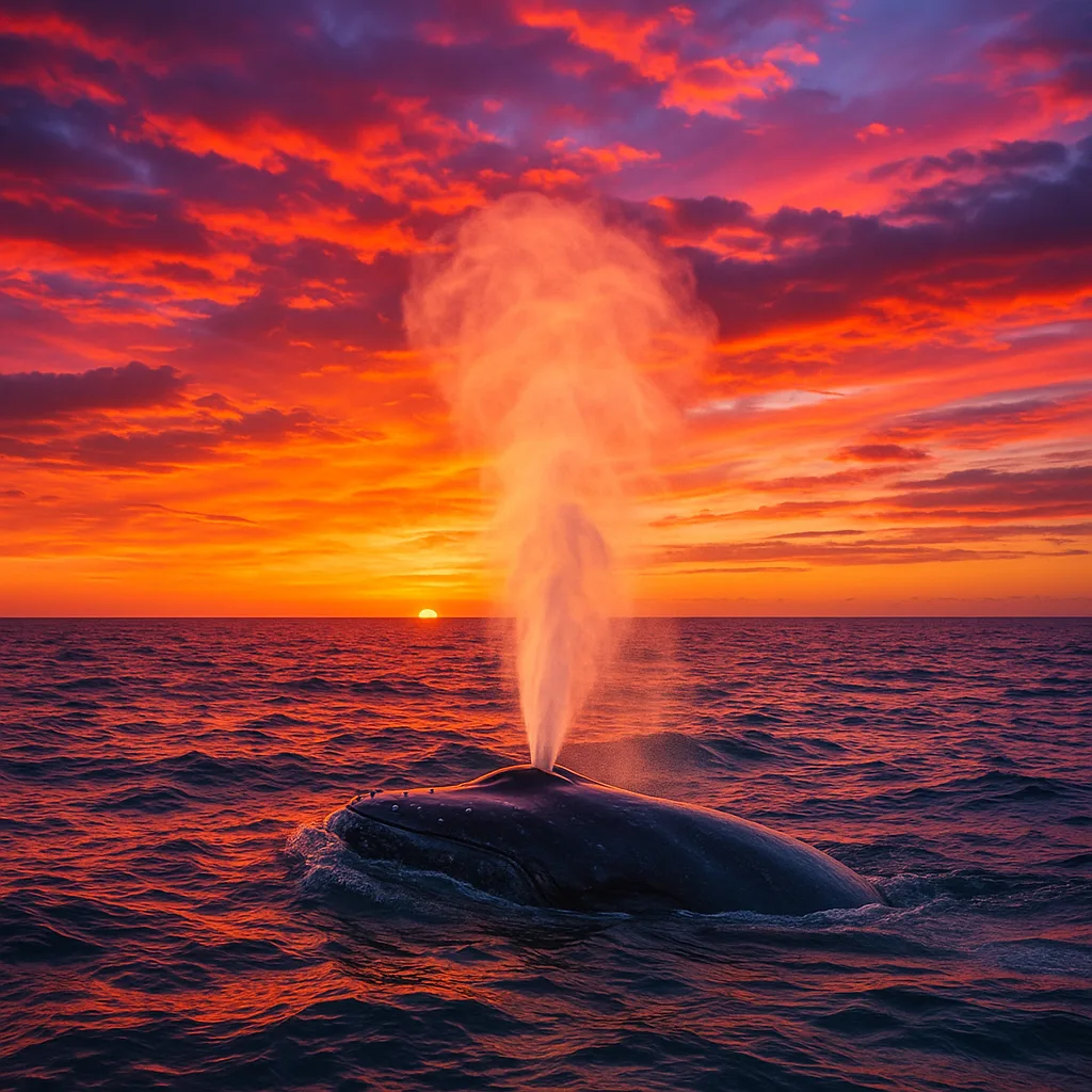 Under a Colorful Sunset Sky