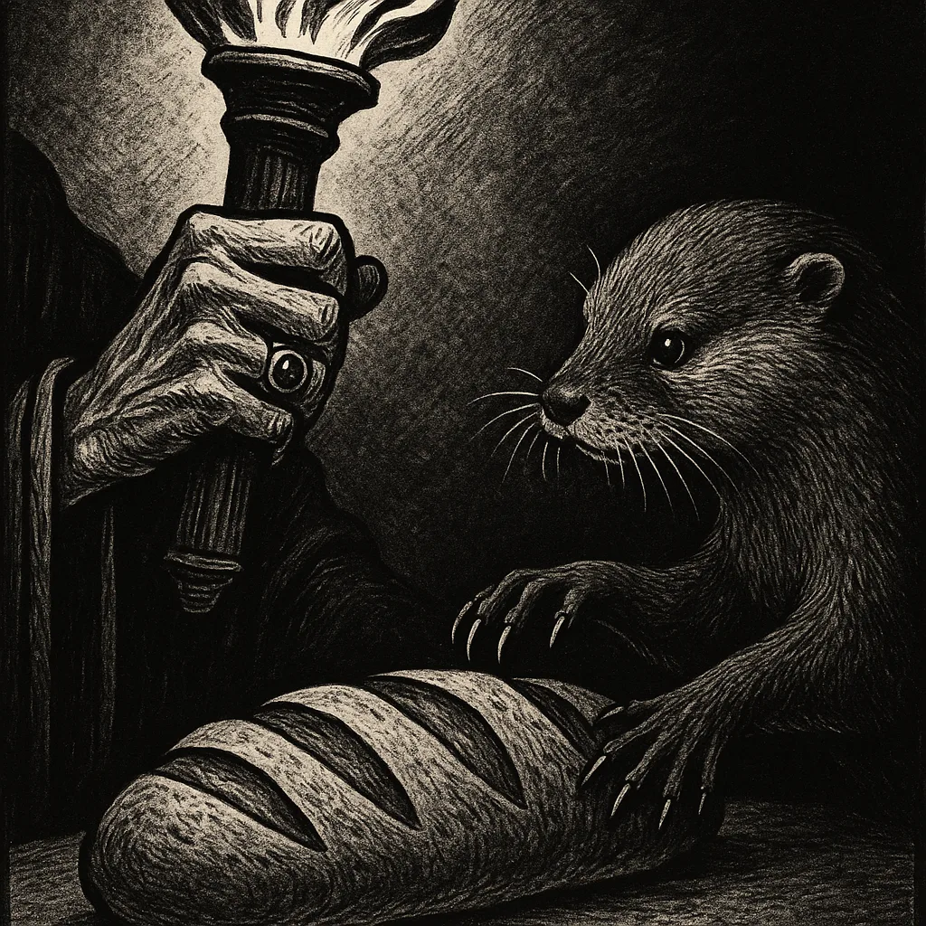 Gaunt Ruler's Ringed Hand Grips a Torch