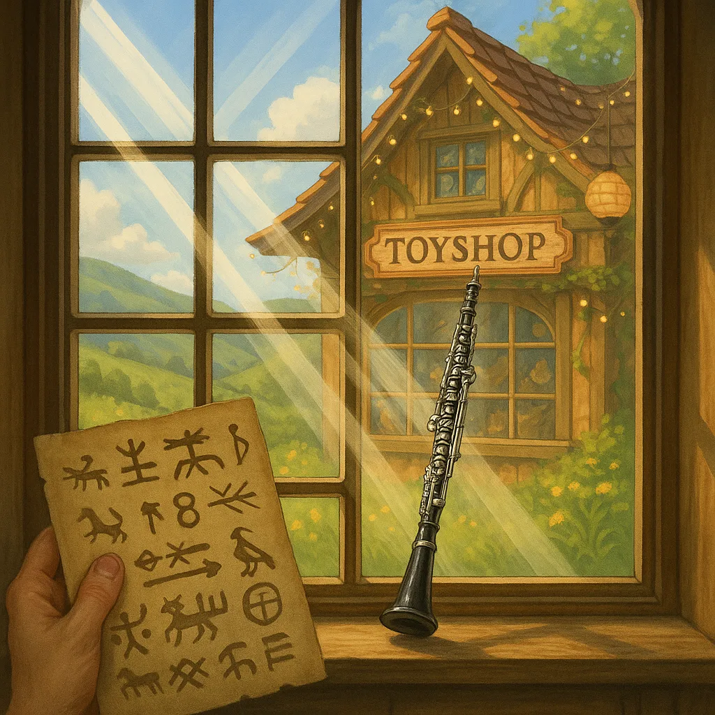 Scene Unfolds as a Pictographic Writing System