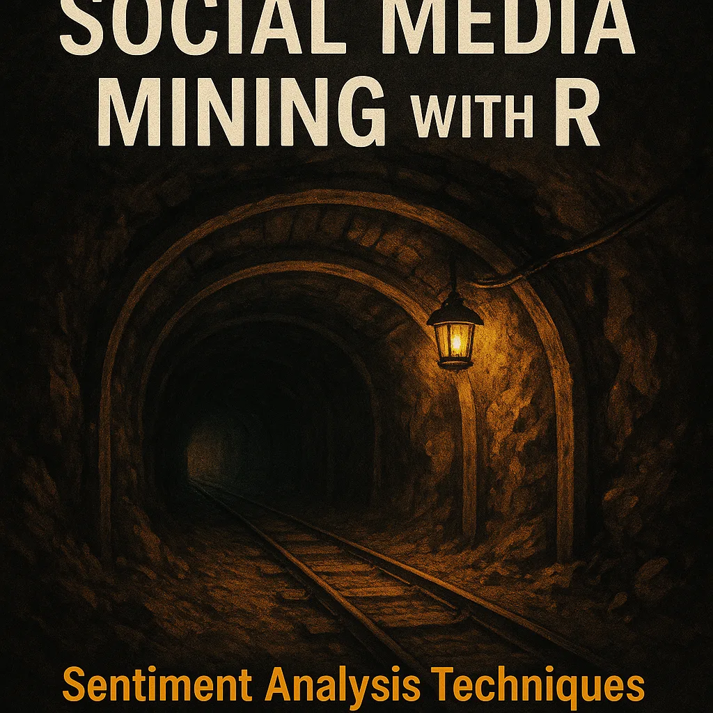Book Cover Titled "Social Media Mining with R,"