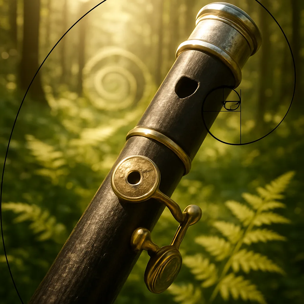 Point-of-view Journey Along a Golden Ratio Spiral Magnifies a Single