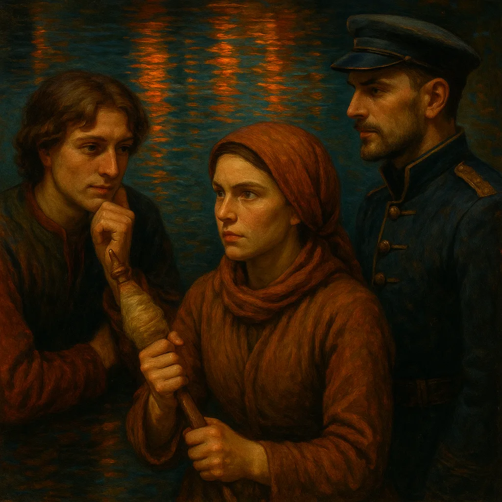 Multiple Waist-up Viewpoints Show a Thoughtful Medieval Lover