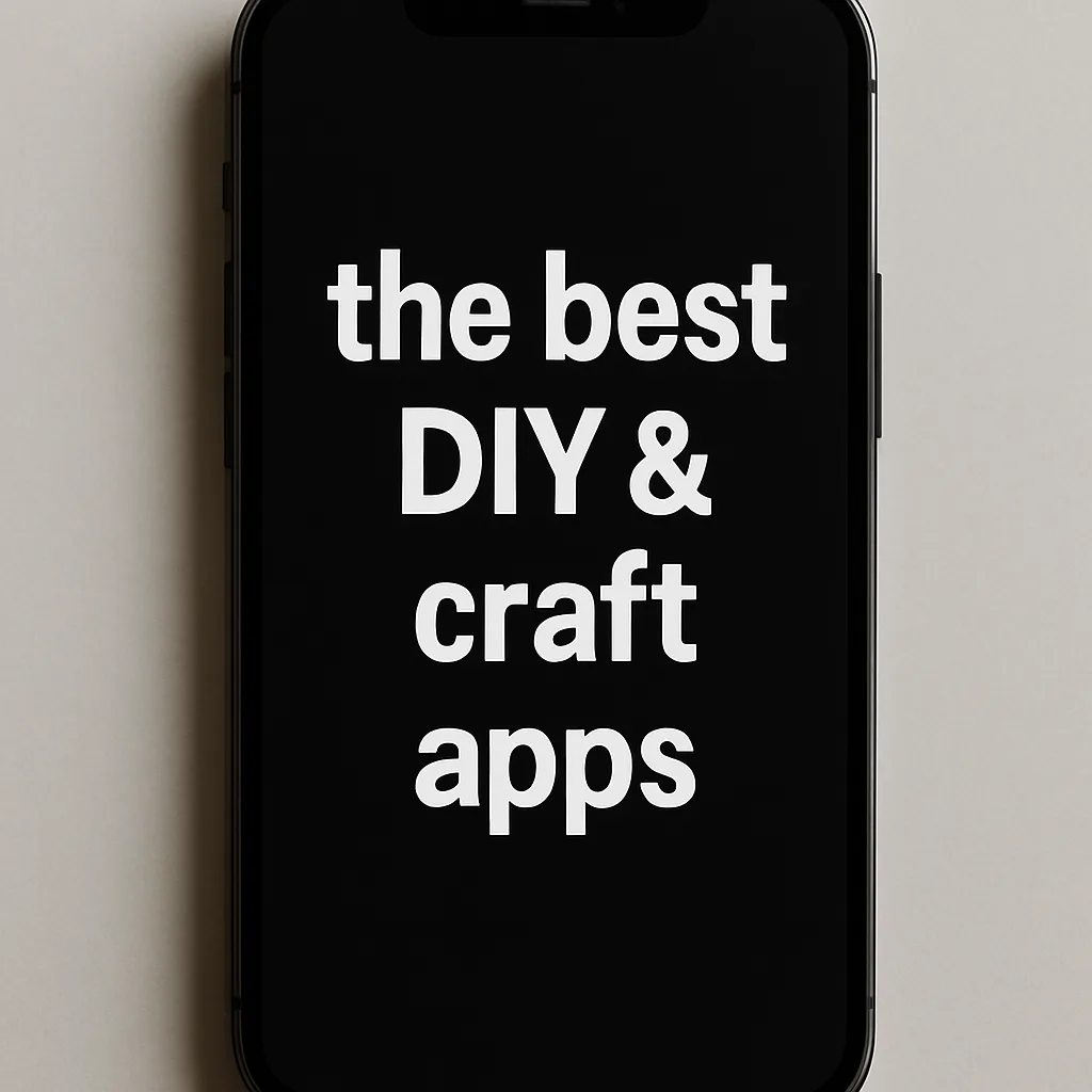 Smartphone Screen Displaying the Text "the Best DIY & Craft
