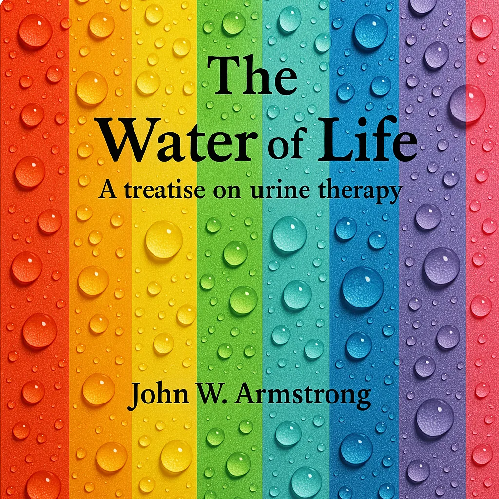 Colorful Striped Background with Water Droplets
