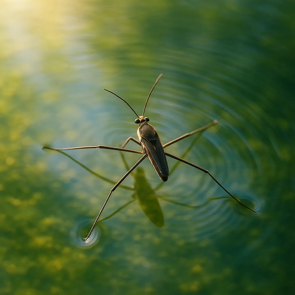 Water Strider Insect Effortlessly