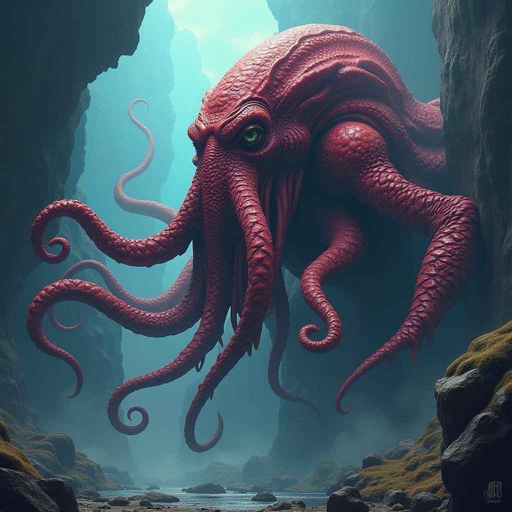 Cthulhu Dissected in Scientific Illustration