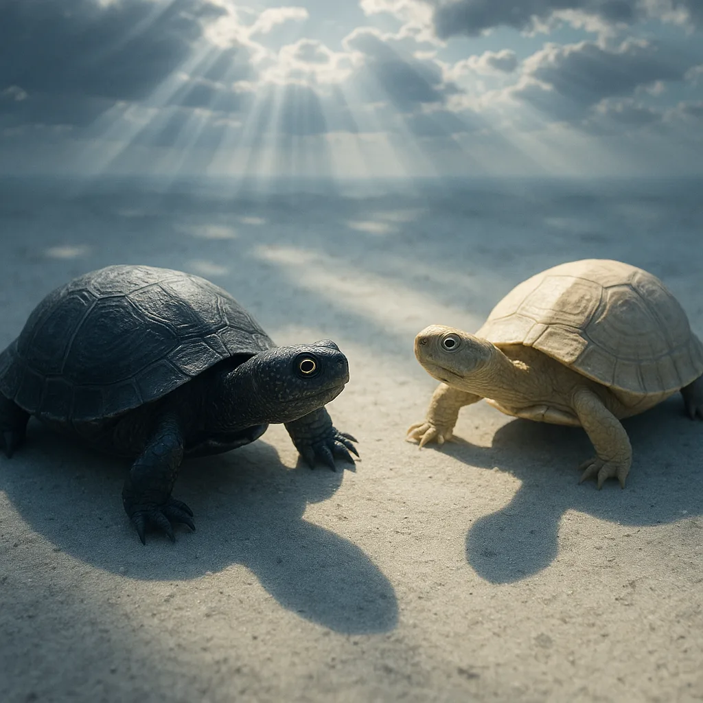 Two Distinct Diamondbacks Are Revealed Amidst Crepuscular Rays