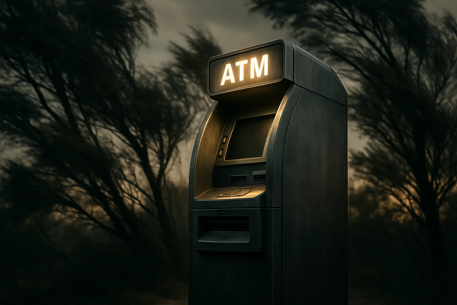 Brushed Metal Cash Machine