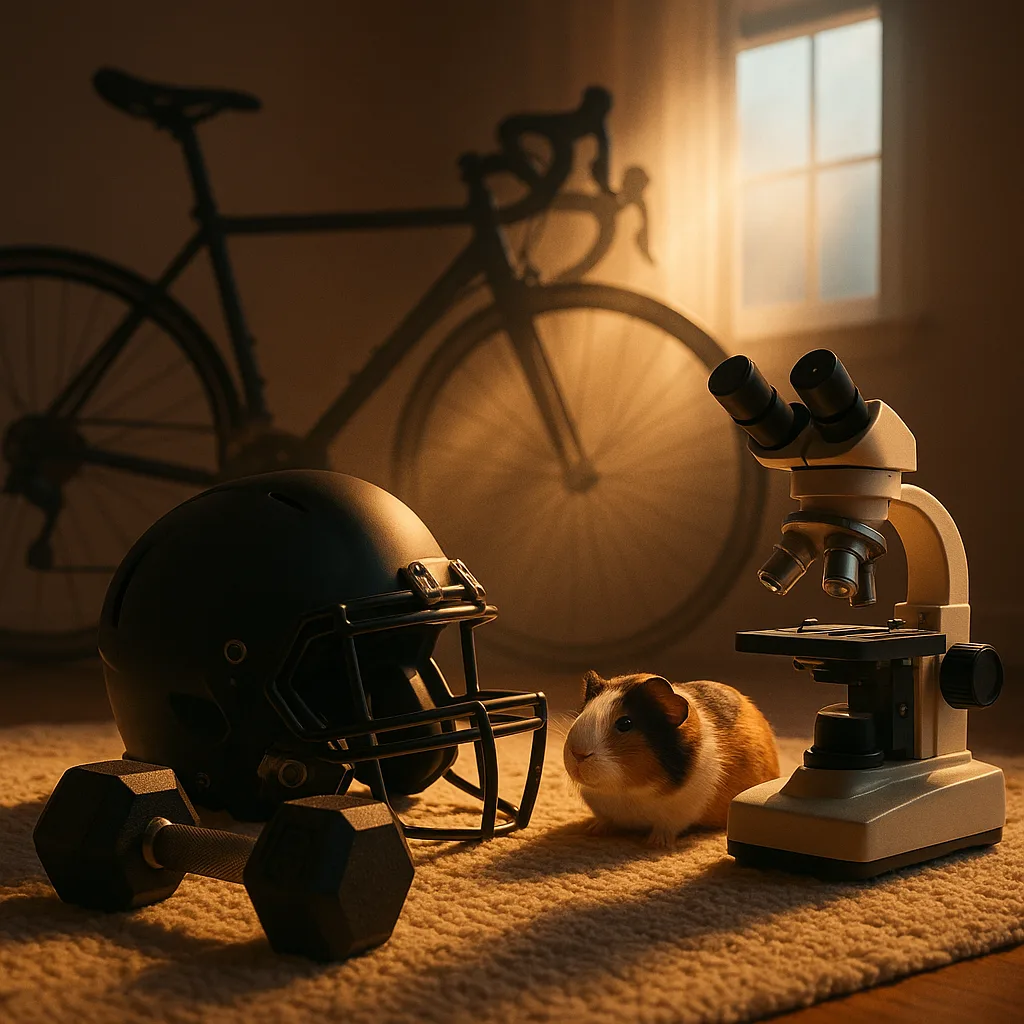 Precisely Ordered Tableau of Five Disparate Objects Creates a Calm