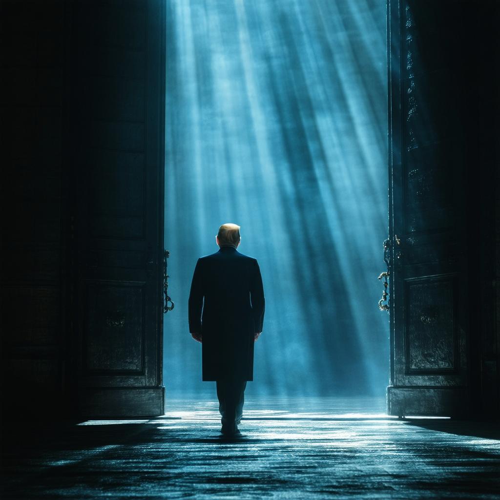 Polish President Opening a Dark Portal