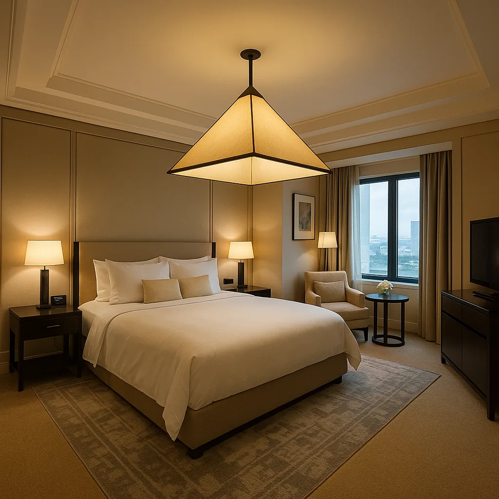 Hotel Suite Featured a Uniquely Square-shaped Room
