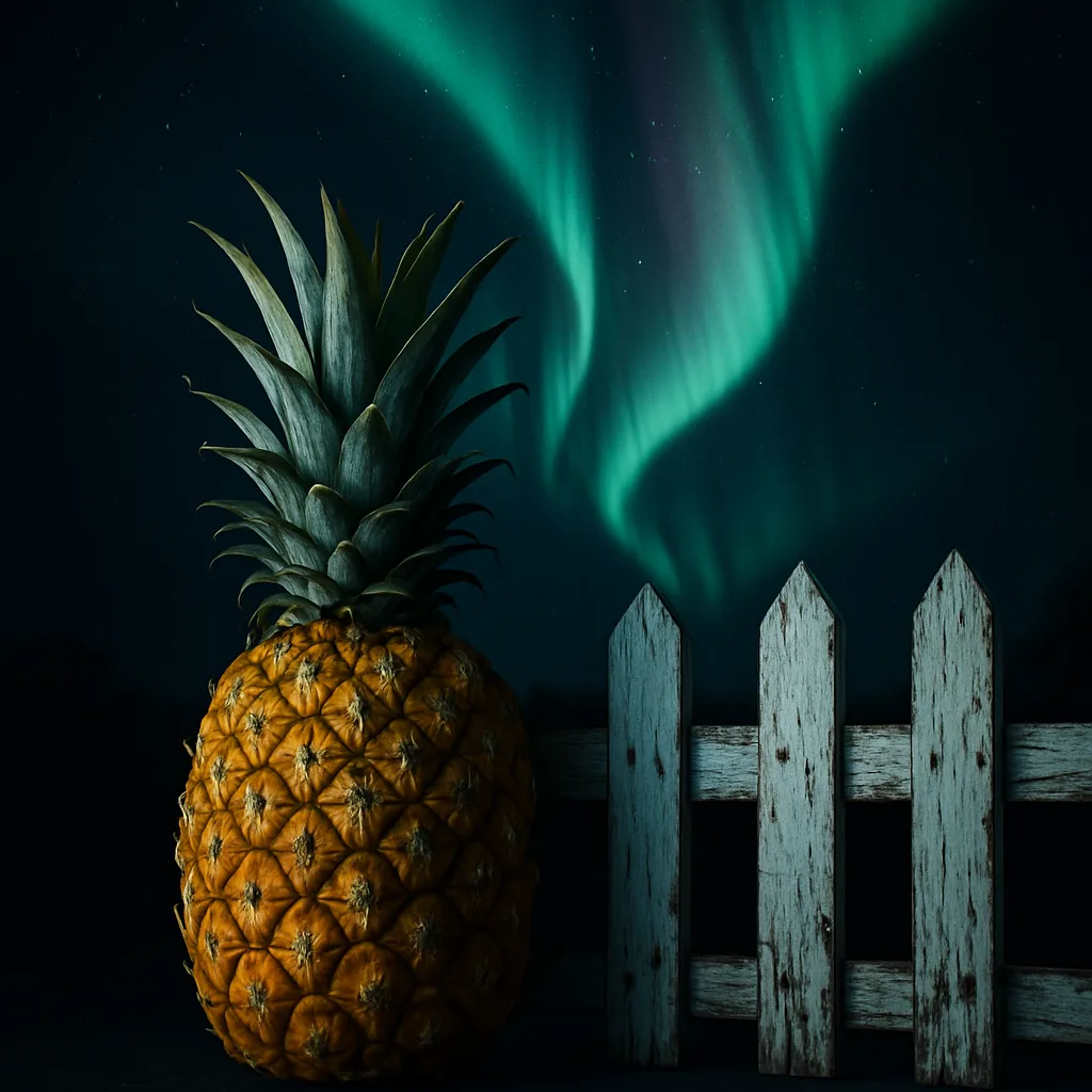 Subconscious Exploration Reveals a Golden Yellow Pineapple