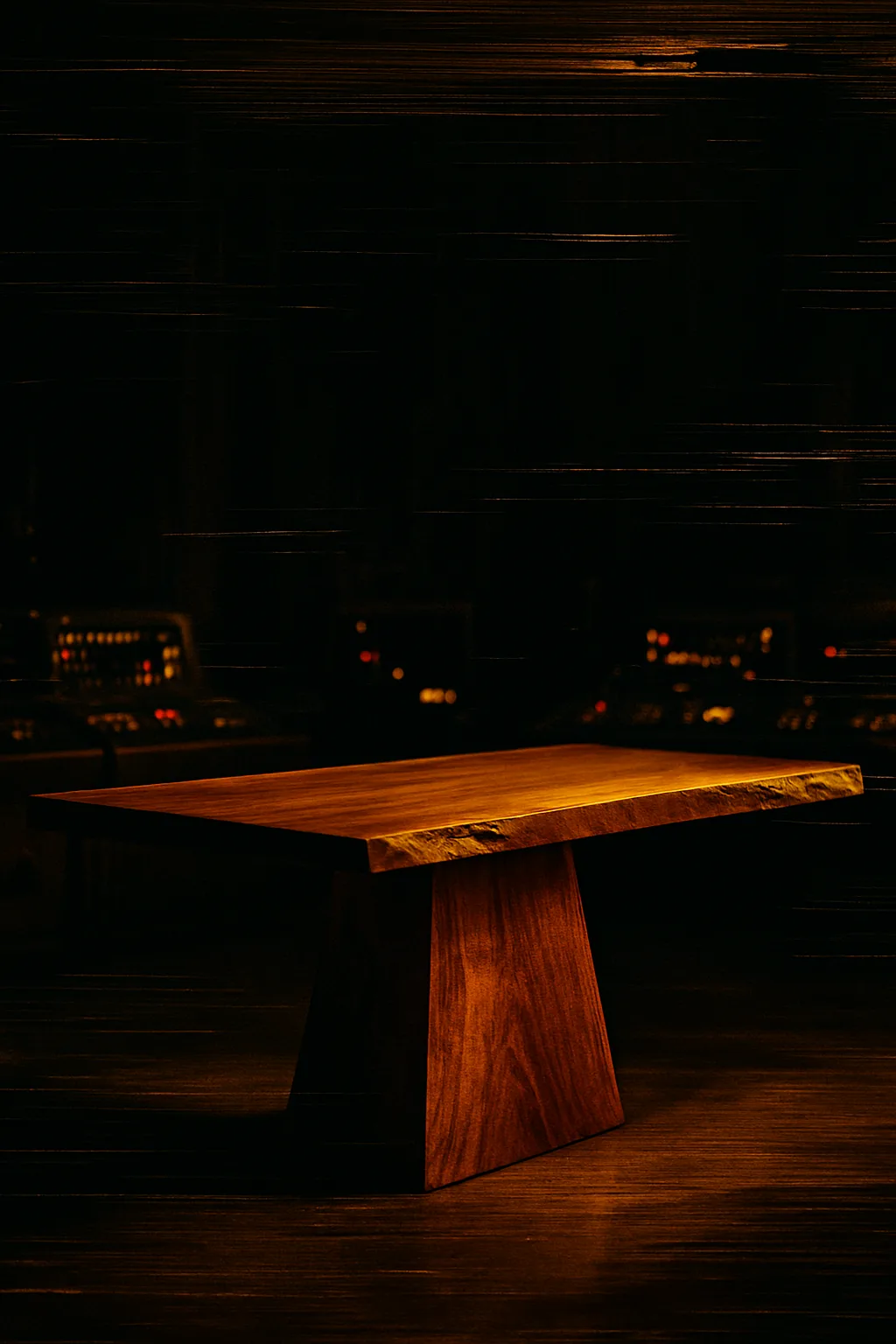 Off-center Single Rectangular Dining Table