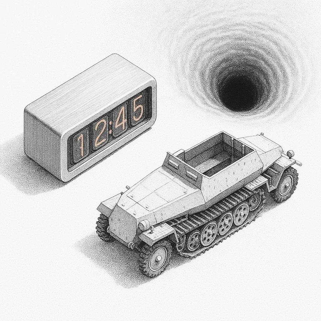 Two Disparate Relics—a Digital Clock