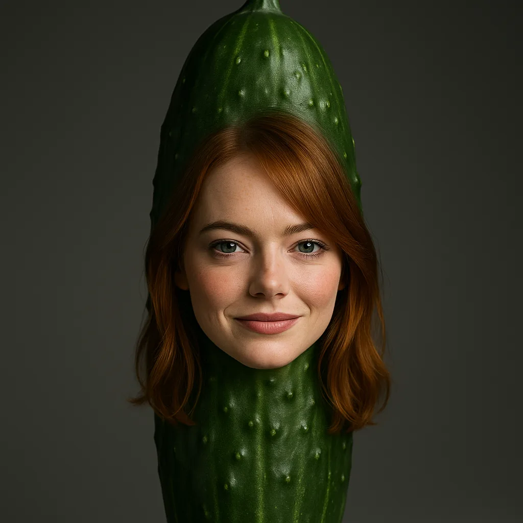 Capture a High-resolution Studio Photograph of a Cucumber