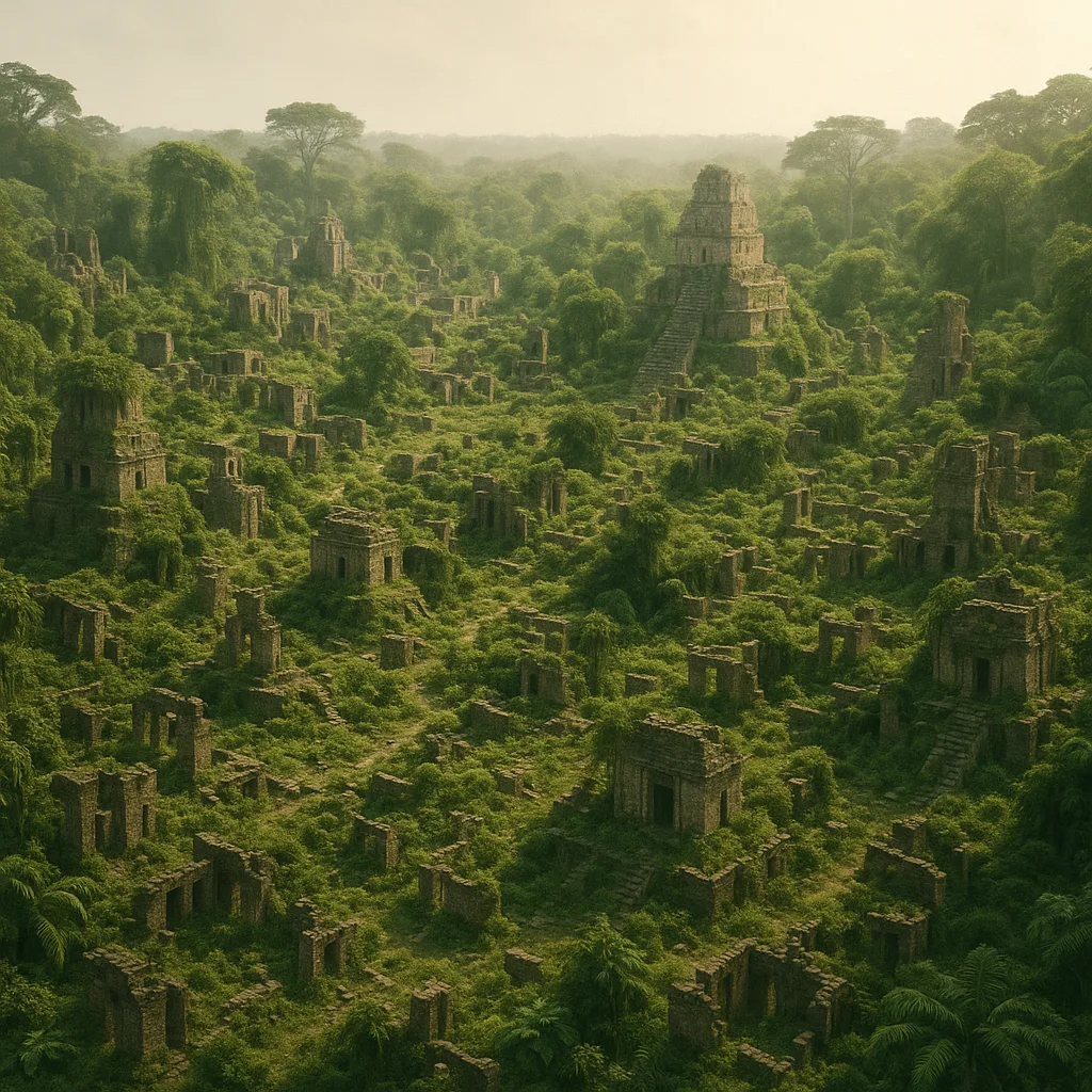 Sprawling Ancient City Ruin
