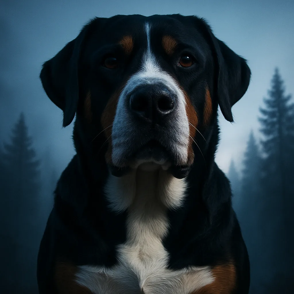 Single Greater Swiss Mountain Dog
