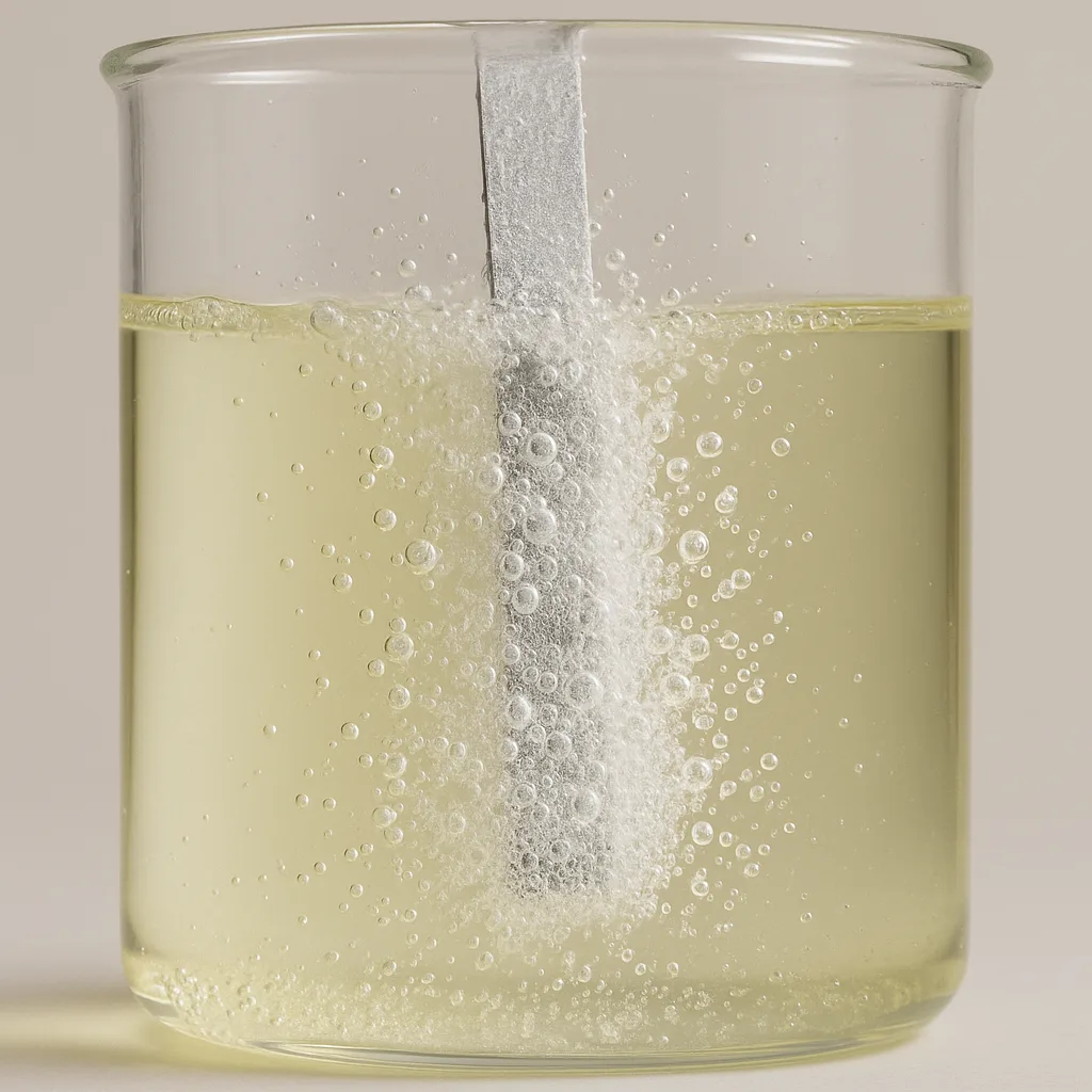 Piece of Magnesium Energetically Reacting in a Transparent