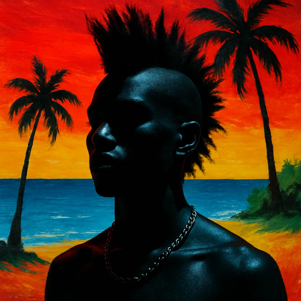 Person with a Striking Mohawk