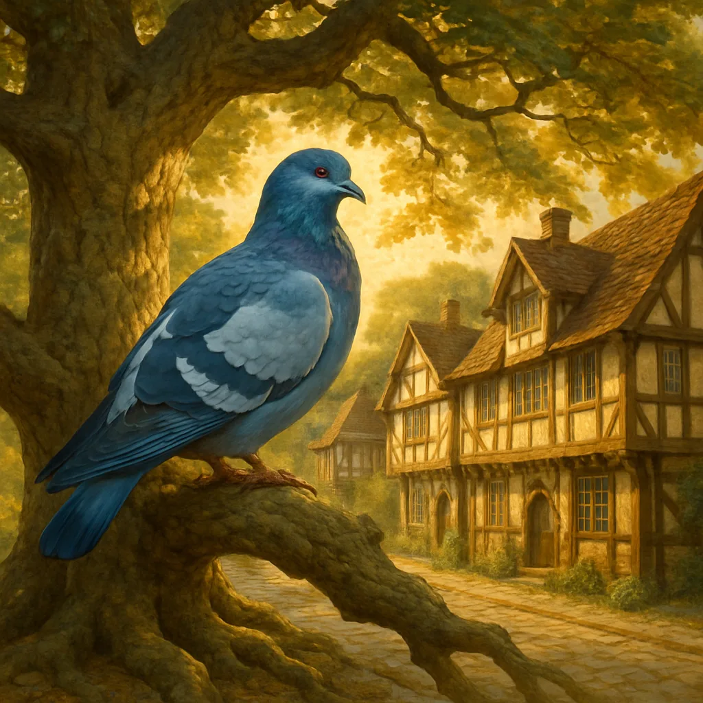 Robust Pigeon with Vibrant