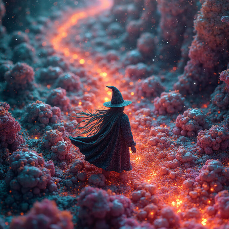 Hyper-Realistic Wizard in Outer Space