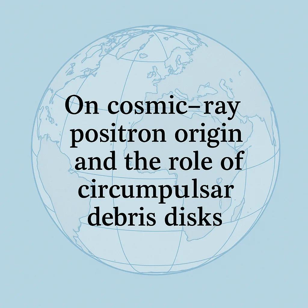 Title Text "On Cosmic-ray Positron Origin