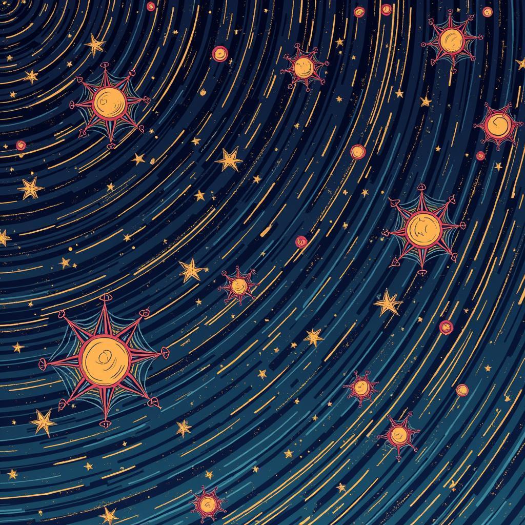 Star Constellations Charted in Vibrant Manga