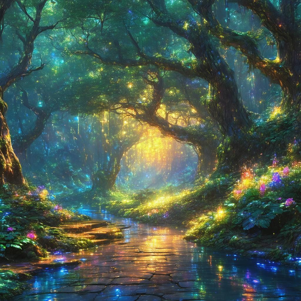 Cosmic Fairy Shimmering in Detailed Digital Art