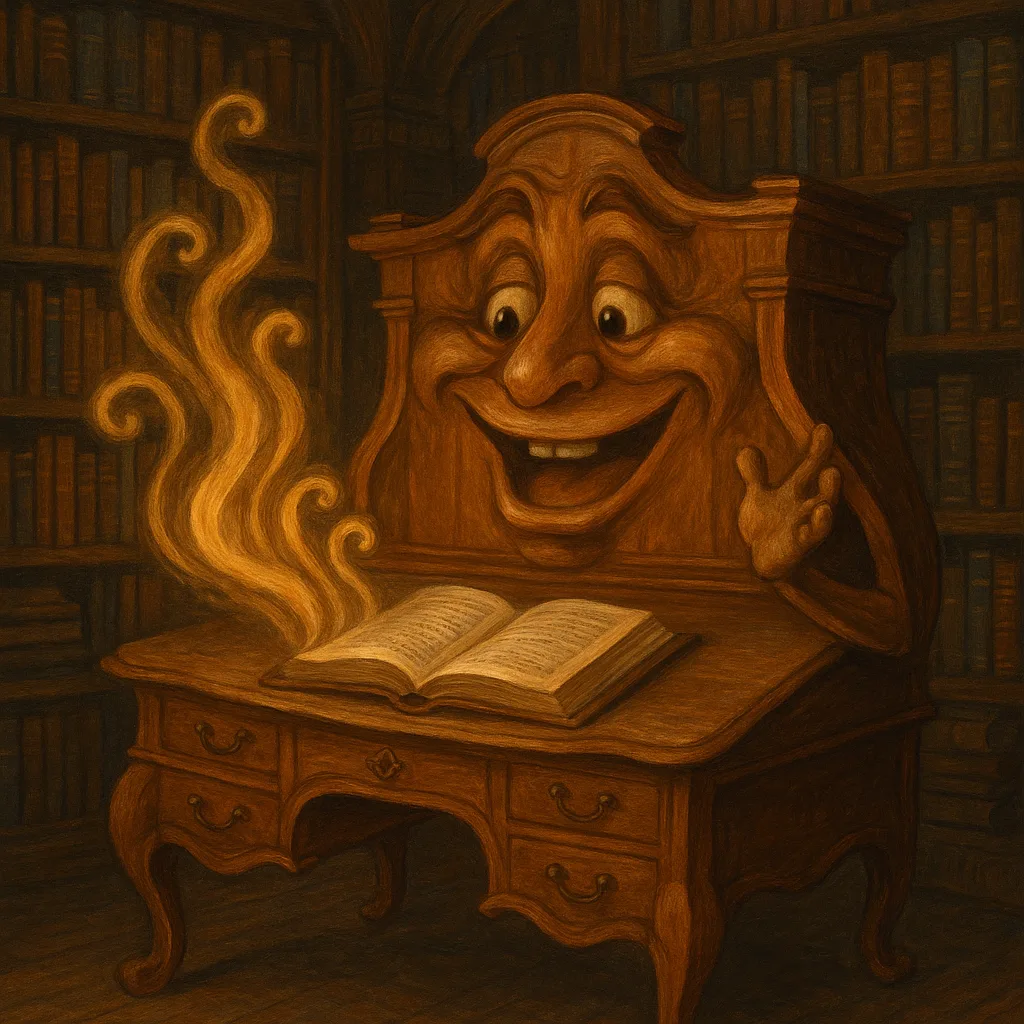 Ancient Desk Awakened and Started Recounting Stories