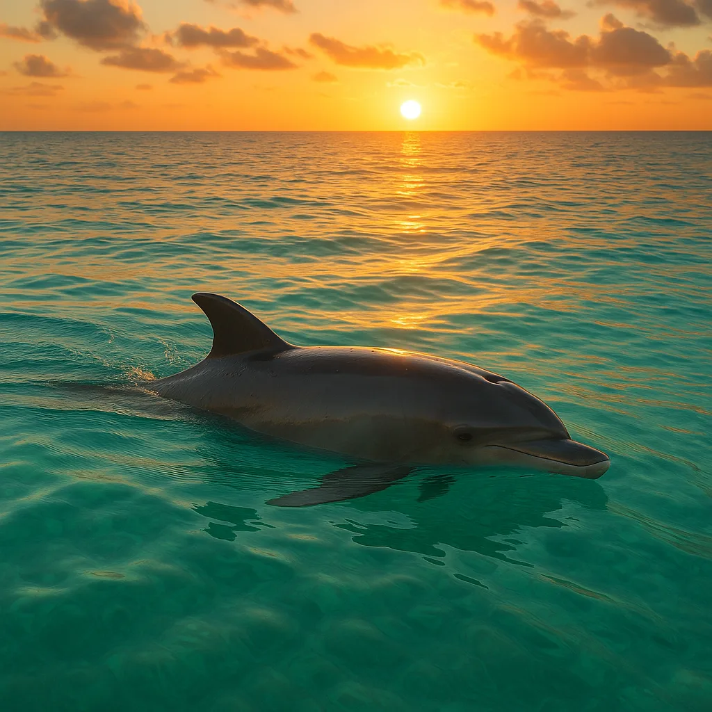 Under a Radiant Golden Sunset