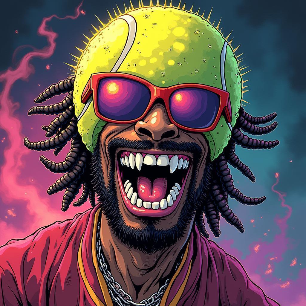 Snoop Dogg as Tennis Ball Monster