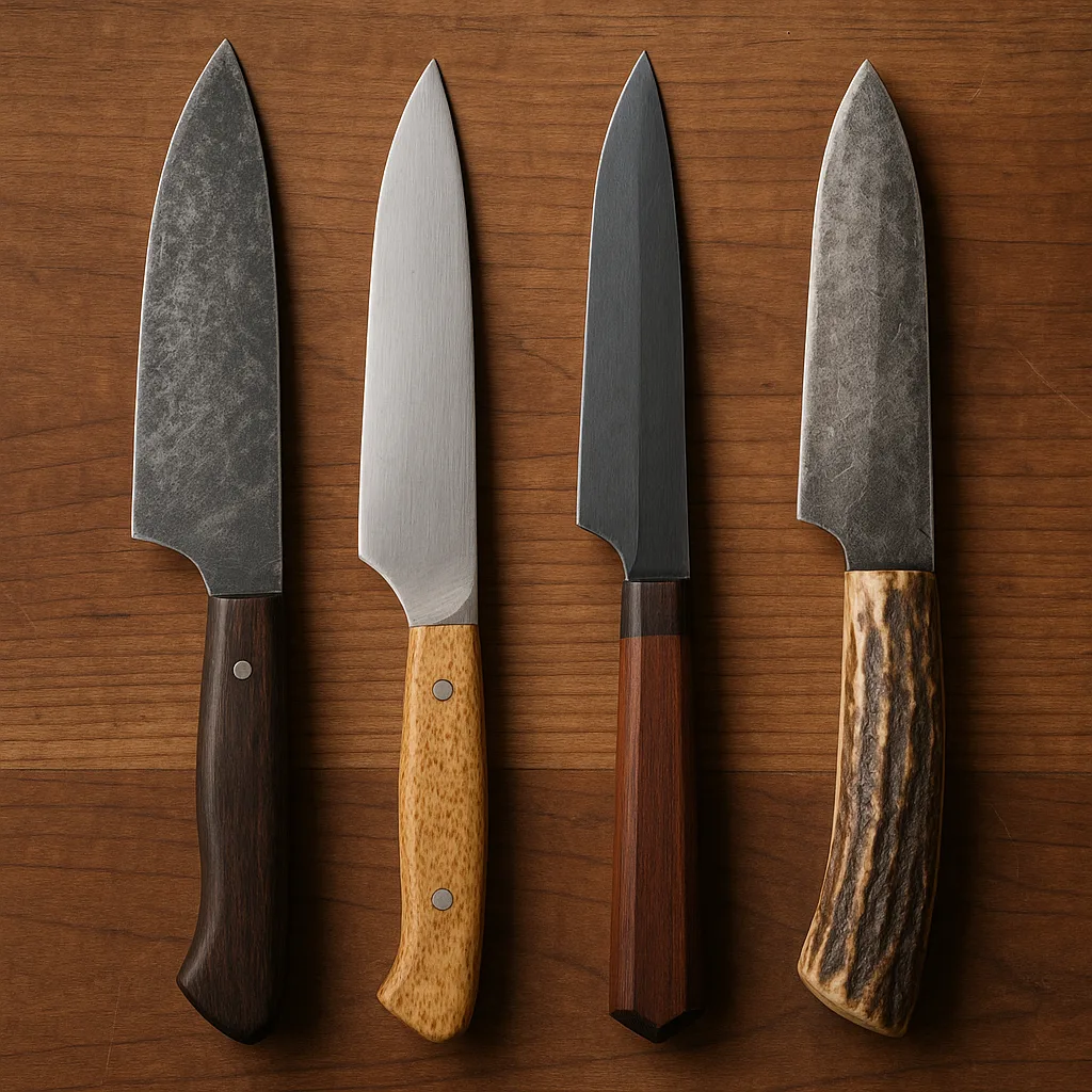 Showcasing Four Knives