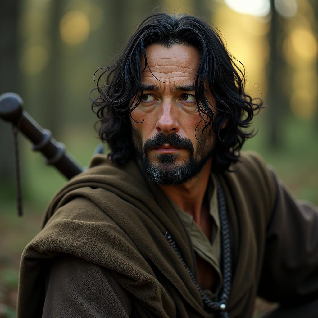 Keanu Reeves as a Hobbit on Film