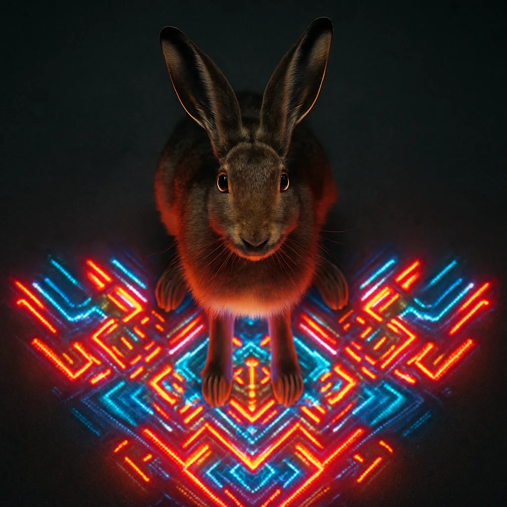 Single Hare—its Powerful Haunches