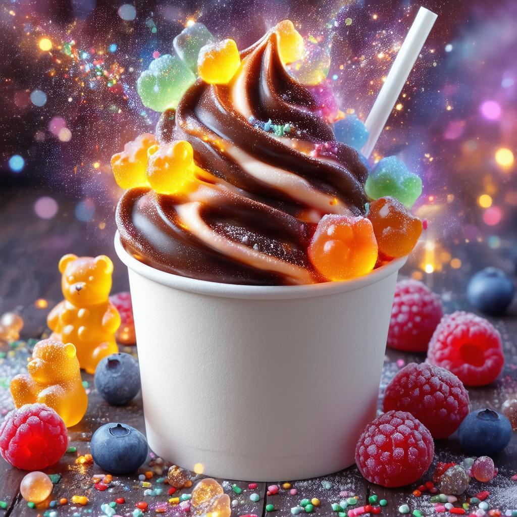 Enchanted Chocolate Froyo With Magical Sprinkles