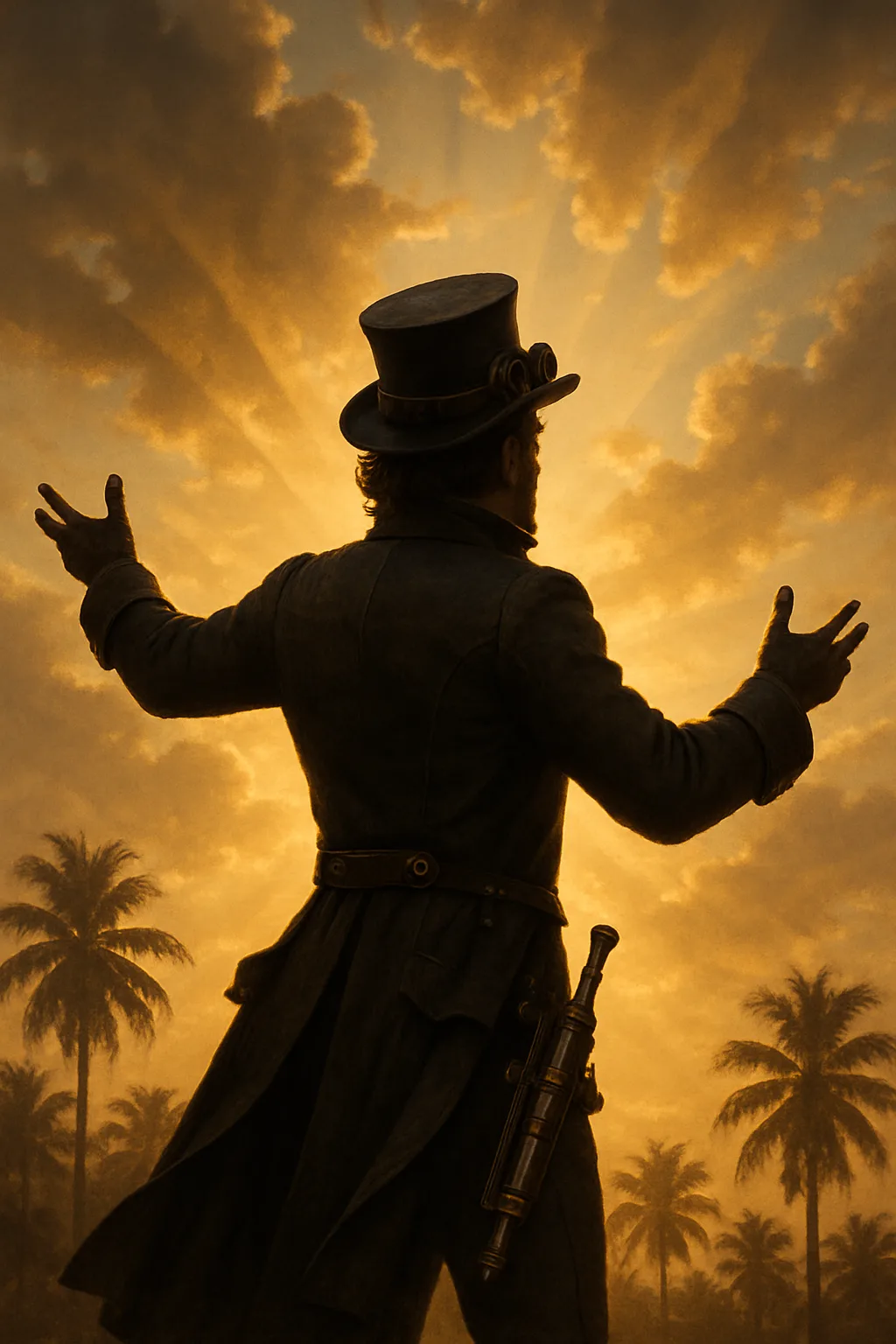 Figure Embodying a Revolutionary Leader and Steampunk Technologist