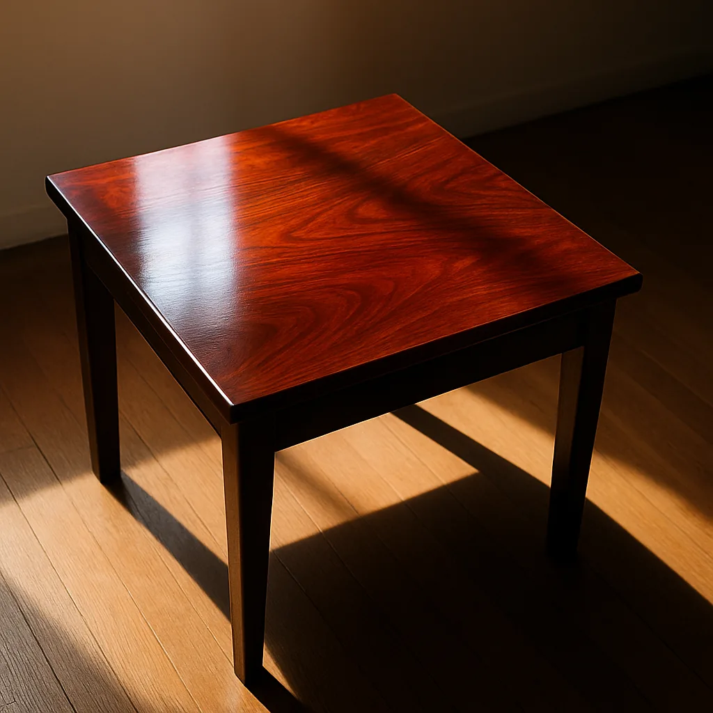 Sunlight Gleamed Off the Smooth Surface of the Mahogany Table