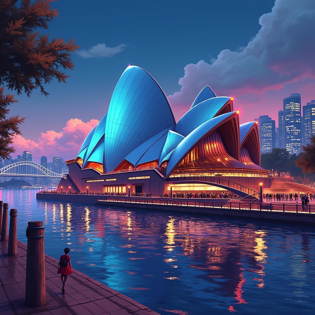 Sydney Opera House Alive With Anime Energy