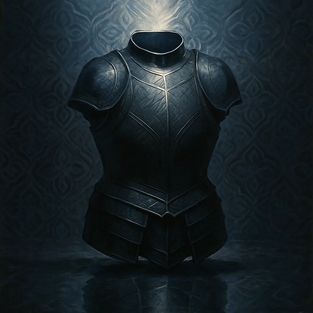 Single Matte Blackened Cuirass